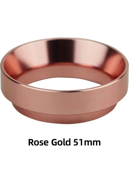 Gül Altın 51 mm Stili Profesyonel Espresso Kahve Dozaj Halkası mm Doz Huni Alüminyum Kahve Malzemeleri Bira Kase Kahve Tozu Için Parçaları (Yurt Dışından)