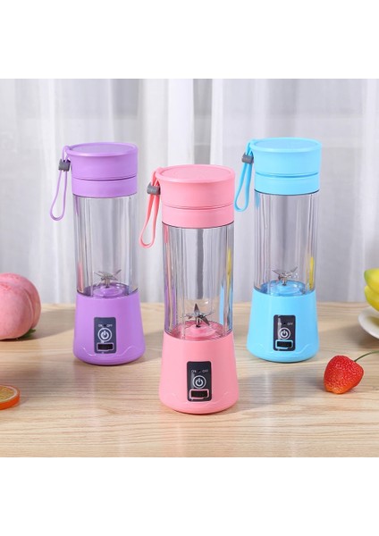 Yeşil Stil Taşınabilir Blender USB Mikser Elektrikli Meyve Sıkacağı Makinesi Smoothie Blender Mini Mutfak Robotu Kişisel Blender Meyve Suyu Karıştırıcıları (Yurt Dışından)