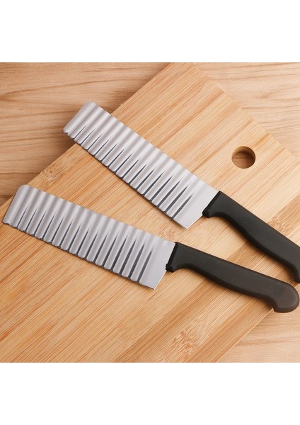 Mavi Stil Yeni Paslanmaz Çelik Patates Cipsi Dilimleme Hamur Sebze Meyve Kırışık Dalgalı Dilimleme Bıçağı Patates Kesici Doğrayıcı Fransız Kızartma Makinesi (Yurt Dışından) fiyatları