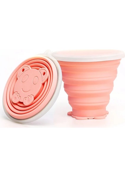 No.4 Tarzı 270ML Toz Geçirmez Kapak Kapak Açık Kahve Fincanları Geri Çekilebilir Seyahat Copastainless Çelik Silikon Kordonlu Katlanır Bardak (Yurt Dışından)