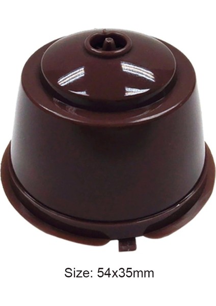 54X35MM Stili Pcs Kahve Kapsülü Doldurulabilir Yeniden Kullanılabilir Herbruikbare Hervulbare Nespresso Makinesi Kapsül Plastik Filtre Bardakları Kaşık Fırça (Yurt Dışından)