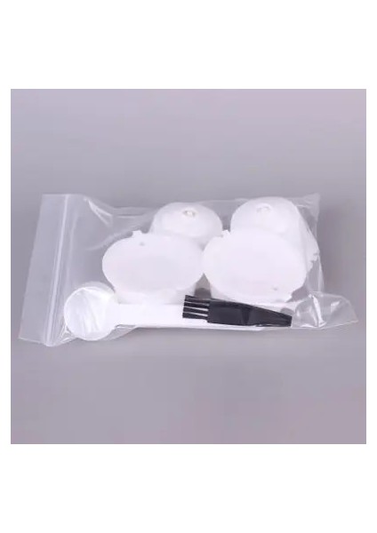 Beyaz Stil 4 Adet Yeniden Kullanılabilir Kahve Kapsül Filtre Fincan Kahve Kapsül Filtreleri Nespresso Dolce Gusto Kaşık ve Fırça ile Dolcegusto Kapsülleri (Yurt Dışından)
