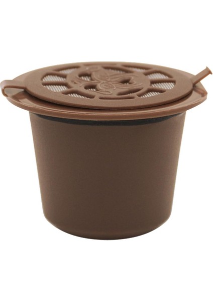 No.7 Tarzı 3 Adet Doldurulabilir Yeniden Kullanılabilir Nespresso Kapsül Kahve 1 Adet Plastik Kaşık ile Orijinal Hat Siccsaee Filtreleri Için Filtre Pod (Yurt Dışından)