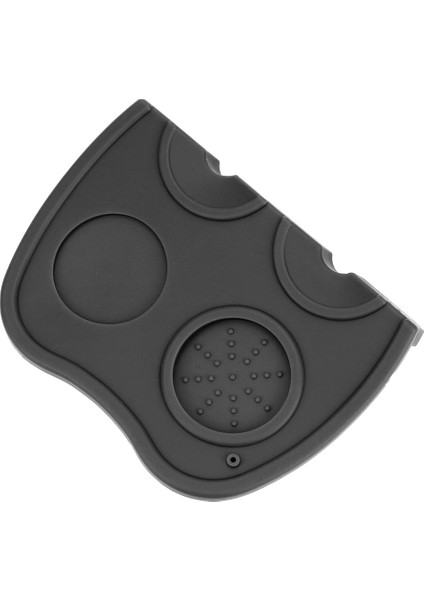 Siyah Büyük Stil 1 Adet Barista Kahve Tamper Mat Espresso Kahve Sabotaj Mat Silikon Kauçuk Köşe Mat Takım Tutucu Kaymaya Dayanıklı Ped (Yurt Dışından)