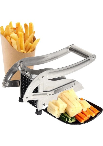 64 Delikli Aksesuar Stili Manuel Patates Kesici Patates Kızartması Dilimleme Patates Cipsi Makinesi Et Doğrayıcı Dicer Kesme Makinesi Mutfak Aksesuarları Mutfak Aletleri (Yurt Dışından)