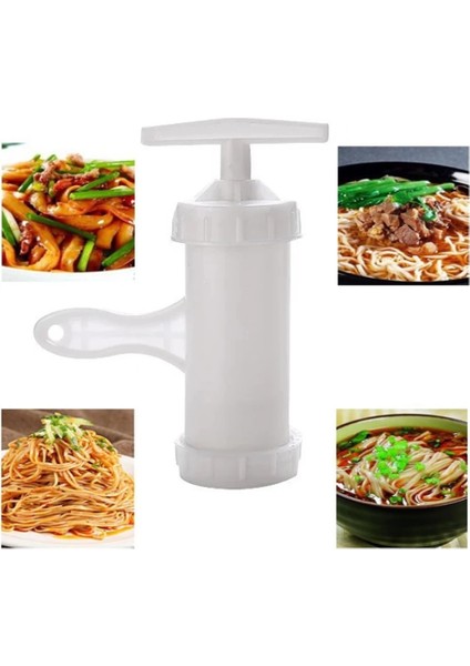 Erişte Makinesi Ev Plastik Erişte Presleme Makinesi 7 Presleme Kalıplı E-Şekilli Elle Çalışan Makarna Makinesi (Yurt Dışından) modelleri