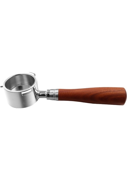 1 Bardak Sepet Stili Masif Ahşap Dipsiz Kahve Yeniden Kullanılabilir Paslanmaz Çelik Filtreler Delonghi Kahve Makinesi EC680EC685 Için Portafilter (Yurt Dışından) modelleri