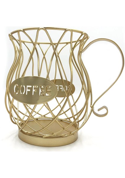 17.5X15.5X13.5CM Stili Nespresso Kapsül Tutucu Kahve Kupa Bardak Kaleci Evrensel Kahve Fincanı Set Ev Cafe Otel Için Depolama Sepeti Mutfak Organizatör (Yurt Dışından)