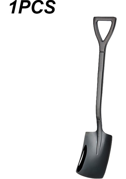 Renkli Stil 4 Parça Kürek Kaşık Çatal Kürek Kahve Kaşığı Kürek Sapı Tatlı Kaşığı Dondurma Kaşığı Kürek Şekli Çatal Meyve Çatalı (Yurt Dışından)