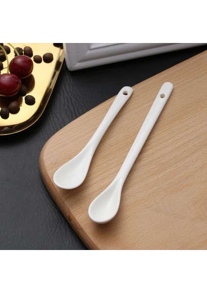 S Tarzı Orcelain Kahve Kaşığı Mini Beyaz Seramik Çay Kahve Şeker Tatlı Kaşık Dondurma Çay Kaşığı Mutfak Aleti Ls Boyutu (Yurt Dışından) modelleri