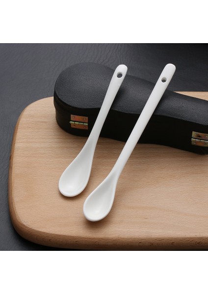 S Tarzı Orcelain Kahve Kaşığı Mini Beyaz Seramik Çay Kahve Şeker Tatlı Kaşık Dondurma Çay Kaşığı Mutfak Aleti Ls Boyutu (Yurt Dışından) fırsatları