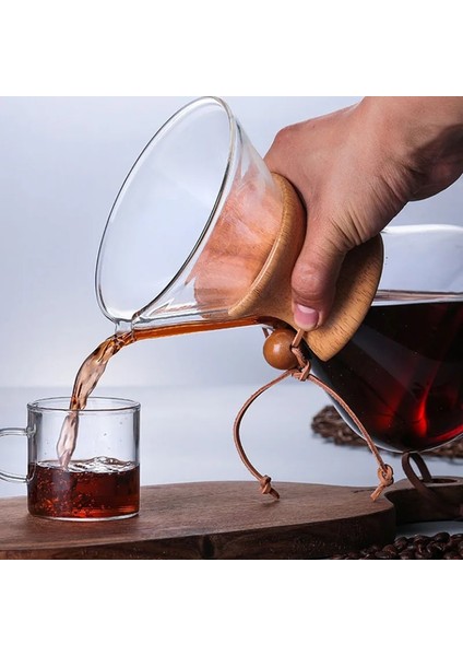 M-Wood Primaryxfilte Stili ml Yüksek Sıcaklığa Dayanıklı Cam Kahve Makinesi Paslanmaz Çelik Filtreli Cezve Haşlanma Önleyici Espresso Kahve Makinesi (Yurt Dışından) fırsatları