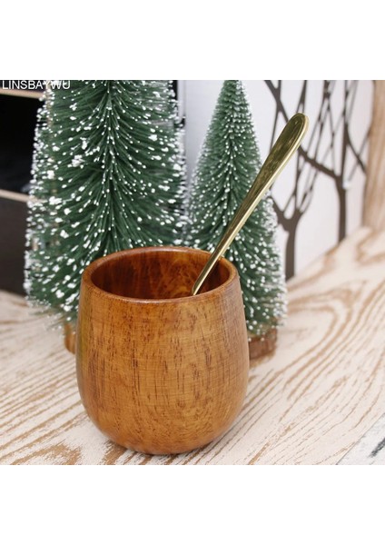 Kırmızı Stil 1 Adet Çin Tarzı El Yapımı Doğal Ladin Ahşap Çay Bardakları Ahşap Bardaklar Drinkware Mutfak Aksesuarları (Yurt Dışından) modelleri