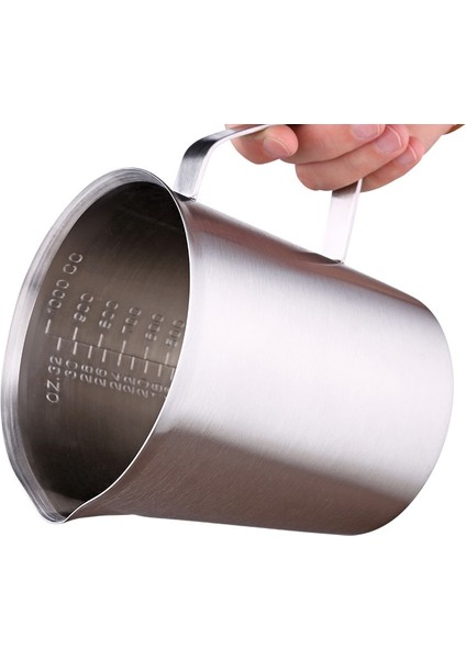 1000ML Tarzı Rokene Paslanmaz Çelik Sürahi Süt Köpürtme Sürahisi Cappuccino Süt Üretimi Çay Kahve Süt Bardağı Süt Köpürtme Sürahisi (Yurt Dışından)