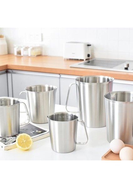 1000ML Tarzı Rokene Paslanmaz Çelik Sürahi Süt Köpürtme Sürahisi Cappuccino Süt Üretimi Çay Kahve Süt Bardağı Süt Köpürtme Sürahisi (Yurt Dışından)
