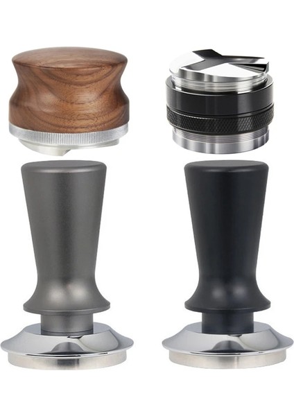 Paspas Tarzı 53 mm mm Kahve Sabotaj Kahve Dağıtımı Ayarlanabilir 304 Paslanmaz Çelik Espresso Sabotaj Eğimleri Taban Kahve Araçları Aksesuarları (Yurt Dışından) modelleri