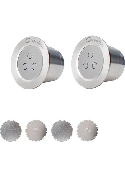 2 Kapsül Tarzı Capsulone 3. Paslanmaz Çelik Metal Kapsül Nespresso ile Uyumlu Yeniden Doldurulabilir Yeniden Kullanılabilir Kahve Kapsülü Kapsülü (Yurt Dışından) fiyatları