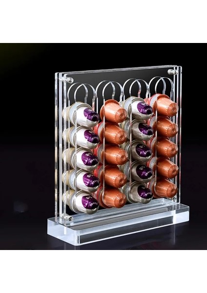 B Tarzı Yeni 48 Adet Akrilik Kahve Pod Tutucu Raf Nespresso Raf Tutucu Dağıtım Kulesi Ekran 2021 Için Kapsül Depolama Standı (Yurt Dışından) modelleri