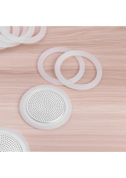 3 Kupa Boyutu Stili Yedek Conta Silikon Halka Contalar ve Moka Pot Kahve Şişesi Için Paslanmaz Çelik Filtre Mutfak Kahve Çaydanlıklar Aksesuarları (Yurt Dışından) fırsatları