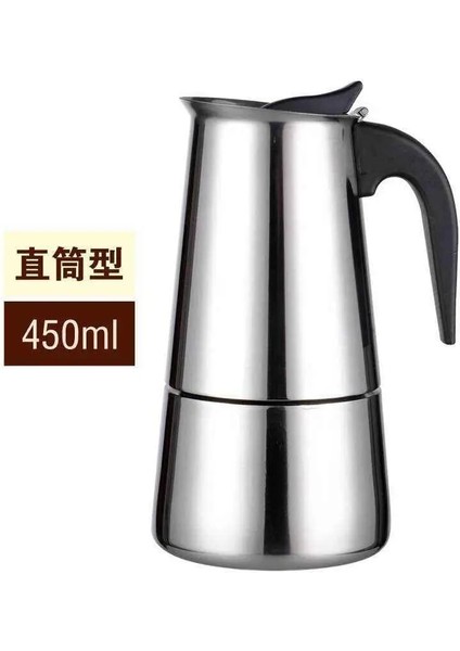 D Stili Paslanmaz Çelik Moka Cezve Espresso Latte Percolator Soba Kahve Makinesi Espresso Pot Italyan Kahve Makinesi Barista Araçları Sıcak (Yurt Dışından)