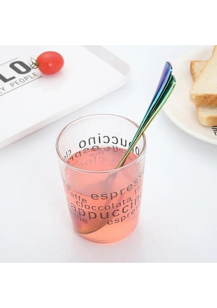 No.5 Tarzı 1 Adet Kahve Kaşığı Tatlı Çay Dondurma Kaşığı Süt Cappuccino Drinkware Sofra Çay Kaşığı Mutfak Aksesuarları (Yurt Dışından) modelleri