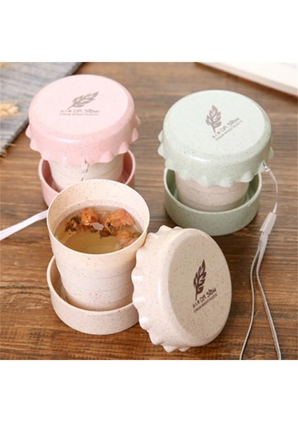 No.2 Tarzı Saman Buğday Içme Bardağı Taşınabilir Katlanabilir Katlanır Plastik Teleskopik Bardaklar Seyahat Kamp Uygun Kolay Taşıma Seyahat Şişesi (Yurt Dışından) indirimleri