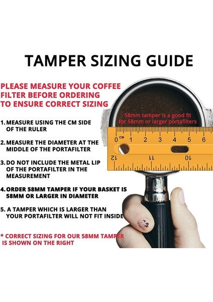 Alüminyum Sap Stili 51 mm Kalibre Kahve Sabotaj mm Düz Taban, 304 Paslanmaz Çelik Profesyonel Barista Espresso Kahve Sabotaj Makinesi Aletleri (Yurt Dışından) modelleri