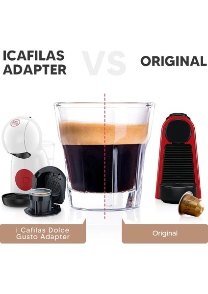 Bir Stil Yeniden Kullanılabilir Kapsül Dönüştürme Adaptörü Kahve Tozu Kapsülleri Nespresso Piccolo Xsgenio S Için Tepsi Cafe Maker Tutacağı Dönüştürme (Yurt Dışından)