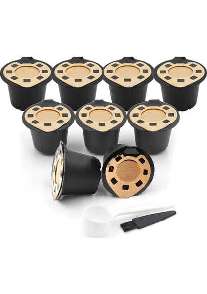 Beyaz Stil Yeniden Kullanılabilir Kapsüller Nespresso 3'lü Paket Doldurulabilir Bölmeler Nespresso Makineleri Için Fliter Alline Uyumlu Ücretsiz Kaşık Için (Yurt Dışından) fırsatları