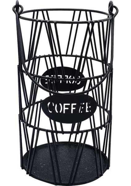 L Tarzı 1 Adet Kahve Kapsül Evrensel Depolama Sepeti Kahve Fincan Sepeti Vintage Kahve Pod Organizatör Tutucu Siyah Ev Cafe Otel Için (Yurt Dışından)