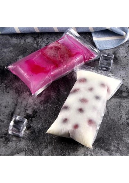 20 Adet Tarzı Plastik Popsicle Kalıpları Tek Kullanımlık Kendinden Sızdırmazlık Dondurulmuş Dıy Şeker Çubuğu Hunili Buz Pop Torbaları Bpa Ücretsiz Ev Yapımı Araçlar (Yurt Dışından) fırsatları