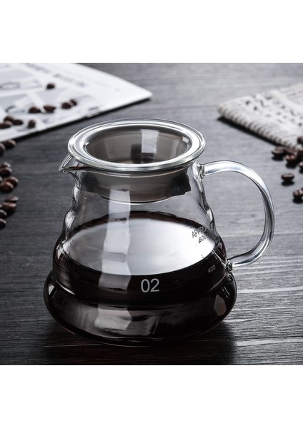 500ML Orta Boy Tencere Stili 700MLMLML Cam Cezve Çay Damla Kahve Su Isıtıcısı Yeniden Kullanılabilir Cezve Su Isıtıcısı Brewer Barista Percolator Temizle Filtre Pot (Yurt Dışından)