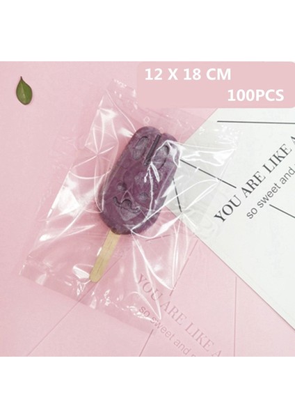 12X18 Tarzı Yeni Et Dondurma Torbaları Tek Kullanımlık Plastik Dondurma Torbaları Gıda Sınıfı Şeffaf Buzlu Dondurma Kalıp Torbası Dondurma Tedavisi Depolama (Yurt Dışından)