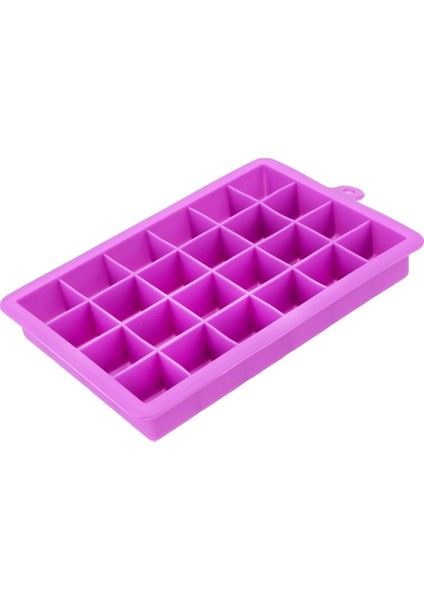 Mor Tarzı Silikon Ice Cube Maker 24-Cavity Dıy Buz Maker Ice Cube Tepsiler Kalıpları Buz Şeker Kek Puding Çikolata Viski Kalıpları Aracı (Yurt Dışından)