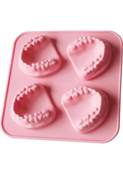Pembe Tarzı Pembe Diş Şekilli Buz Tepsisi Buz Küpü Makinesi Silikon Kalıp Gıda Sınıfı Fondan Kek Şarap Kadehi Dekorasyon Bar Parti Aksesuarı (Yurt Dışından) modelleri