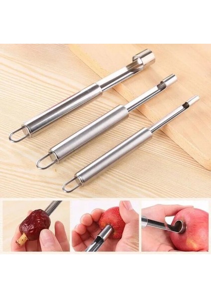 20X1.4CM Stili Paslanmaz Çelik Meyve Çekirdek Çıkarma Aparatı,alıç,hünnap,armut,elma Çekirdek Çıkarma Aparatı,mutfak Dilimleme Bıçağı,meyve ve Sebze T (Yurt Dışından) indirimleri