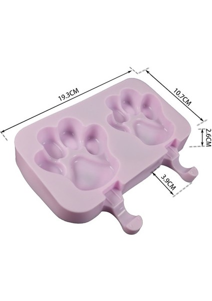 No.2 Tarzı Kapaklı Silikon Dondurma Kalıbı Hayvanlar Şekli Jöle Dıy Ev Yapımı Sevimli Karikatür Dondurma Yeniden Kullanılabilir Popsicle Sopa Buz Kalıpları (Yurt Dışından)