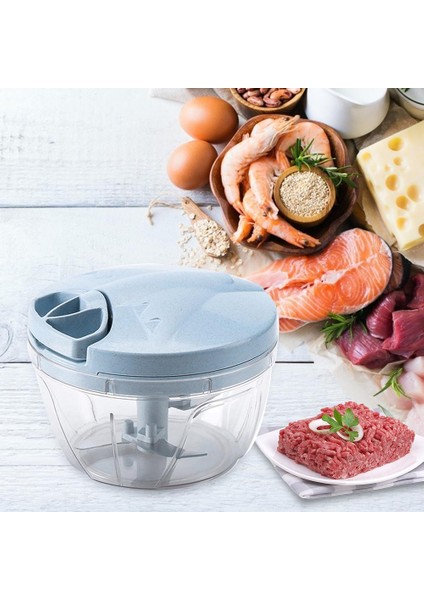 Mavi Stil Sebze Meyve Kuruyemiş Soğan Saman Doğrayıcı Buğday Paslanmaz Çelik Dize Kıyma Blender Parçalayıcı Mutfak Aksesuarları Kesici Alet (Yurt Dışından) modelleri