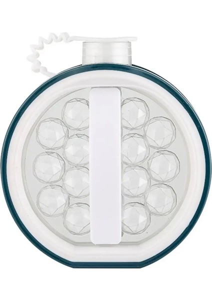 Mavi Stil Buz Topu Makinesi 2 1 Taşınabilir Yaratıcı Buz Su Isıtıcısı Kübik Konteyner Buz Küpü Yuvarlak Tepsi Kalıp Dıy Kafes Su Isıtıcısı Bar Mutfak Aracı (Yurt Dışından)