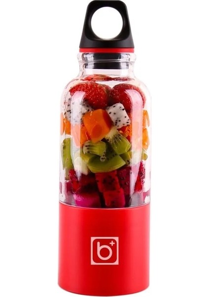 Kırmızı Stil Portable Blender Juicer Machine Mixer Electric Mini USB Food Processor Juicer Smoothie Blender Cup Juice Maker Blender Bottle (Yurt Dışından)