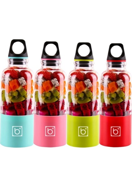 Kırmızı Stil Portable Blender Juicer Machine Mixer Electric Mini USB Food Processor Juicer Smoothie Blender Cup Juice Maker Blender Bottle (Yurt Dışından)