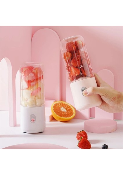 Kırmızı Stil Portable Blender Juicer Machine Mixer Electric Mini USB Food Processor Juicer Smoothie Blender Cup Juice Maker Blender Bottle (Yurt Dışından)