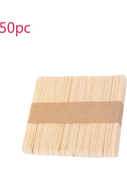 50 Adet Tarzı Pcsset Ahşap Dondurma Çubukları Dondurma Çubukları Doğal Ahşap Pop Buzlu Şeker Ahşap El Sanatları Çubuğu Buzlu Şeker Aksesuarları (Yurt Dışından)