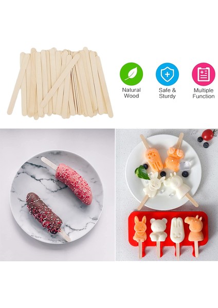 50 Adet Tarzı Pcsset Ahşap Dondurma Çubukları Dondurma Çubukları Doğal Ahşap Pop Buzlu Şeker Ahşap El Sanatları Çubuğu Buzlu Şeker Aksesuarları (Yurt Dışından) fiyatları