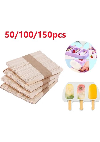 50 Adet Tarzı Pcsset Ahşap Dondurma Çubukları Dondurma Çubukları Doğal Ahşap Pop Buzlu Şeker Ahşap El Sanatları Çubuğu Buzlu Şeker Aksesuarları (Yurt Dışından) modelleri