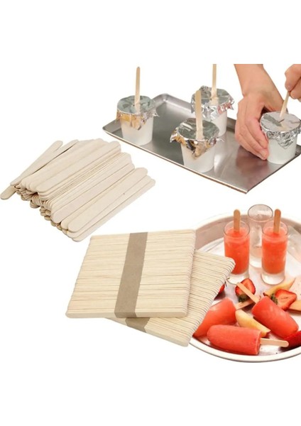 50 Adet Tarzı Pcsset Ahşap Dondurma Çubukları Dondurma Çubukları Doğal Ahşap Pop Buzlu Şeker Ahşap El Sanatları Çubuğu Buzlu Şeker Aksesuarları (Yurt Dışından) fırsatları
