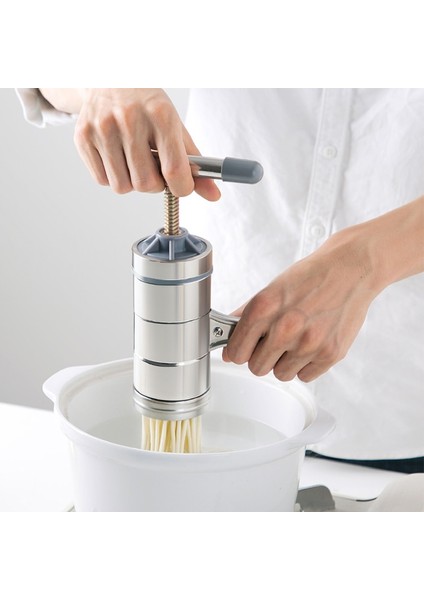Bir Stil Manuel Paslanmaz Çelik Erişte Makinesi Pres Makarna Makinesi Krank Kesici Meyve Sıkacağı Tencere Yapma Spagetti Mutfak Aletleri (Yurt Dışından) fiyatları