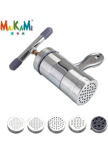 Bir Stil Manuel Paslanmaz Çelik Erişte Makinesi Pres Makarna Makinesi Krank Kesici Meyve Sıkacağı Tencere Yapma Spagetti Mutfak Aletleri (Yurt Dışından) modelleri
