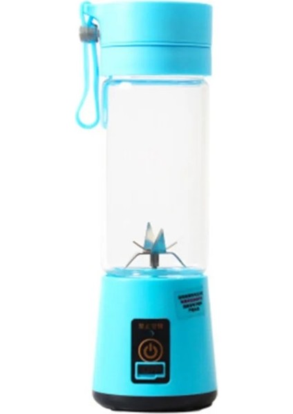 Pembe Tarzı 380ML 2 Bıçaklı Taşınabilir Elektrikli Meyve Sıkacağı Ev USB Şarj Edilebilir Smoothie Maker Karıştırıcılar Makinesi Şişe Meyve Suyu Fincan (Yurt Dışından)