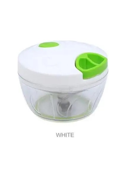 Beyaz Stil Drog Yeni Yüksek Li Doğrayıcı Sarımsak Kesici Sebze Meyve Büküm Parçalayıcı Manuel Kıyma Makinesi (Yurt Dışından)